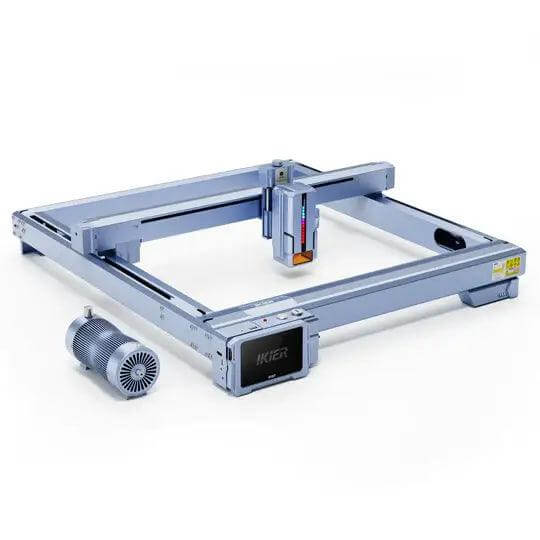 A lateral view of iKier K1 Pro 24W laser engraver and cutter