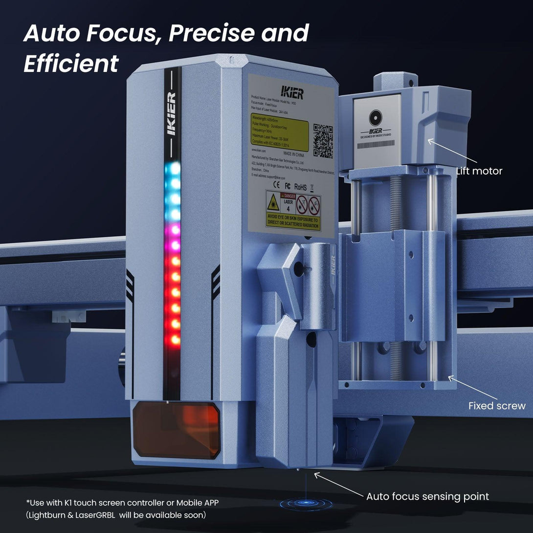 iKier K1 Ultra 36W Smart Laser Engraving and Cutting Machine - Atomstack EU