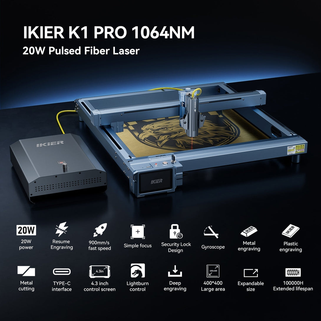 iKier 1064nm 20W Fiber Laser Module for K1 Serie Machine - Atomstack EU
