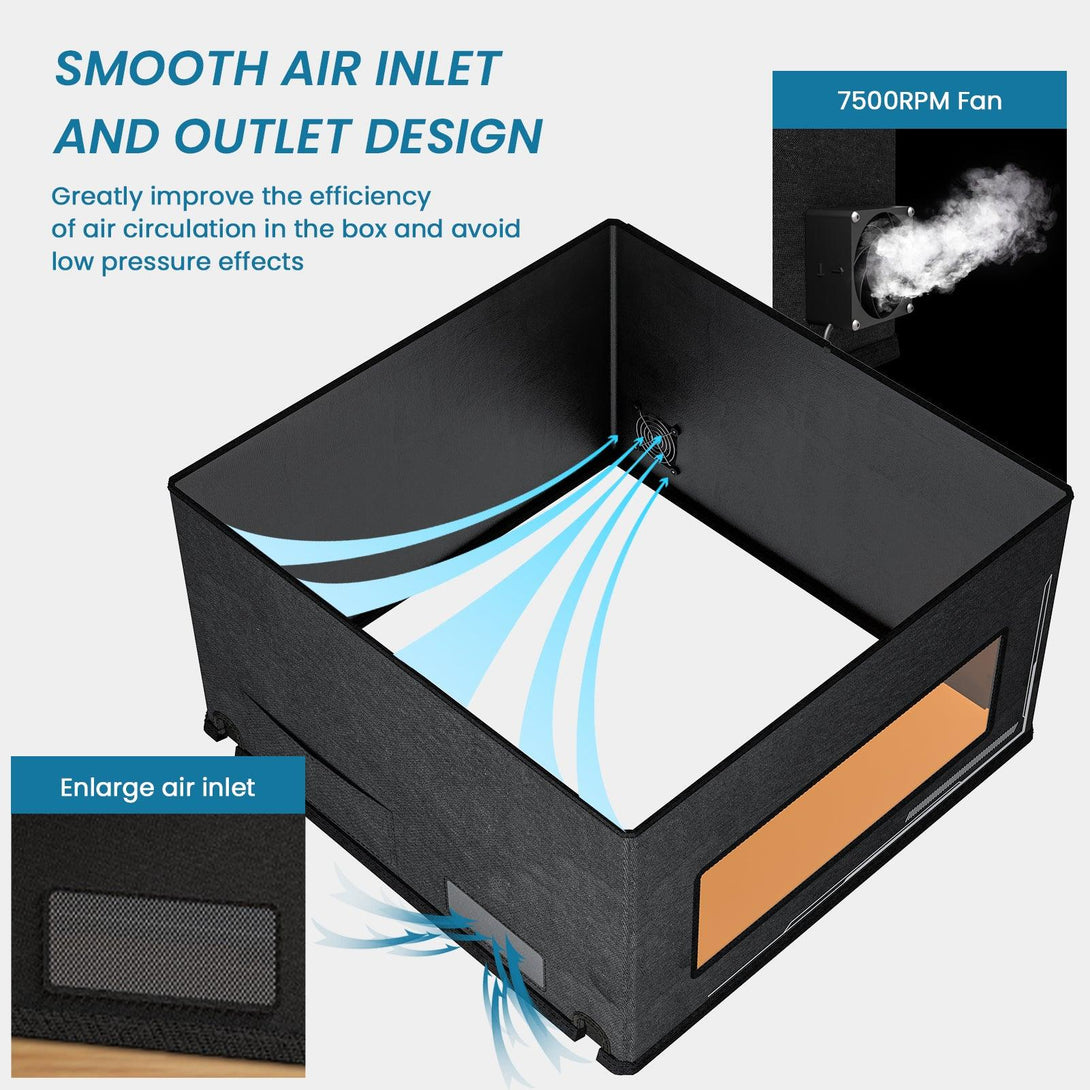 Atomstack FB2 Enclosure Foldable Dust-Proof Cover for All Brand Laser Engraver - Atomstack EU