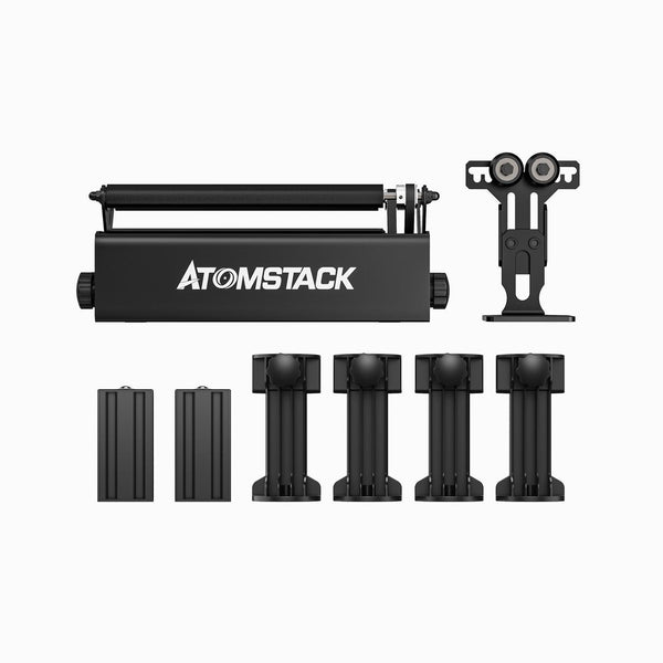 Atomstack Maker – mandrin multifonction R1 Pro et rouleau rotatif R2 pour  graveur Laser, Machine de découpe et gravure CNC