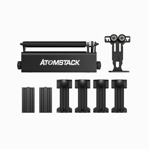 Atomstack R3 Pro Rotary Roller with Separable support module and Extension Towers